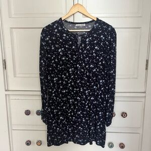 Reformation Black Floral Blouse